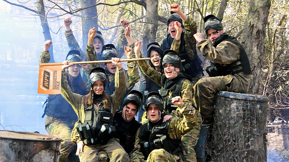 corporate paintballing